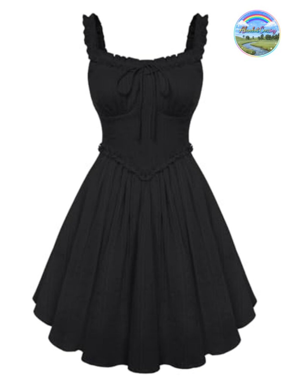 Women Corset Sundress Sleeveless Smocked Back Cotton Mini Dress